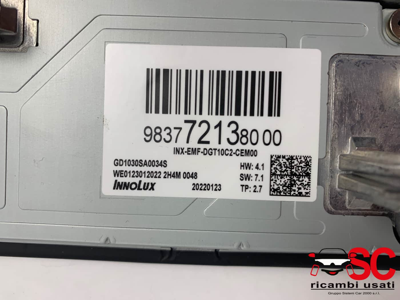 DISPLAY OPEL Astra L Serie 9837721380 (21>)