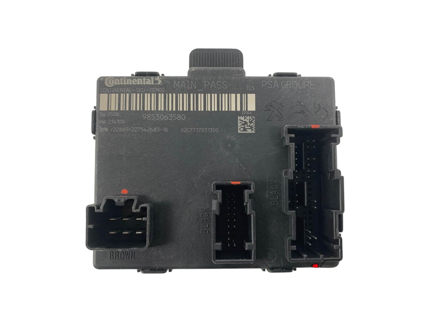 CENTRALINA PORTA DX PASSEGGERO OPEL Astra L Serie 9853063580 (21>)