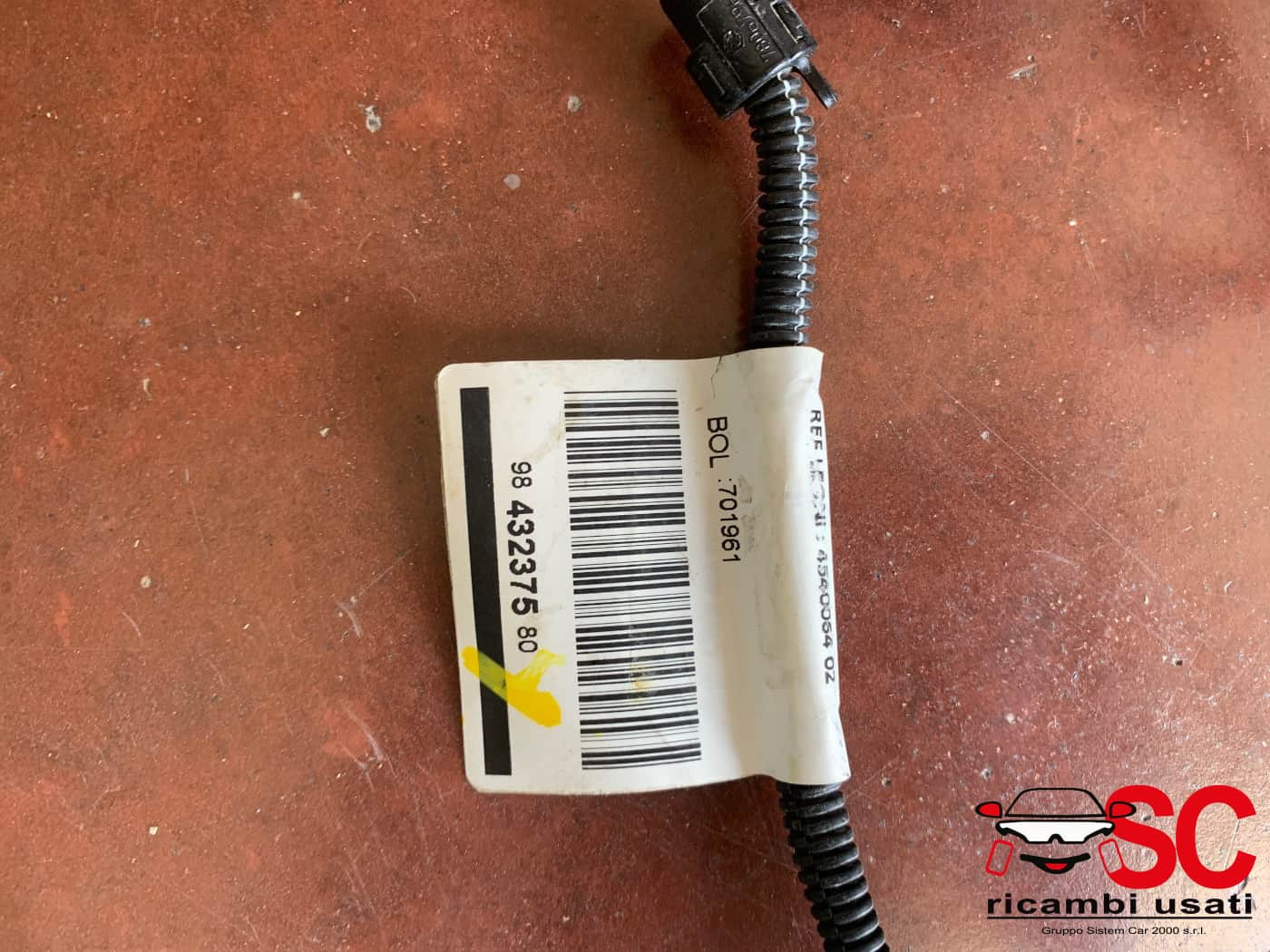 9843237580 CABLAGGIO VANO MOTORE OPEL Astra L Serie diesel