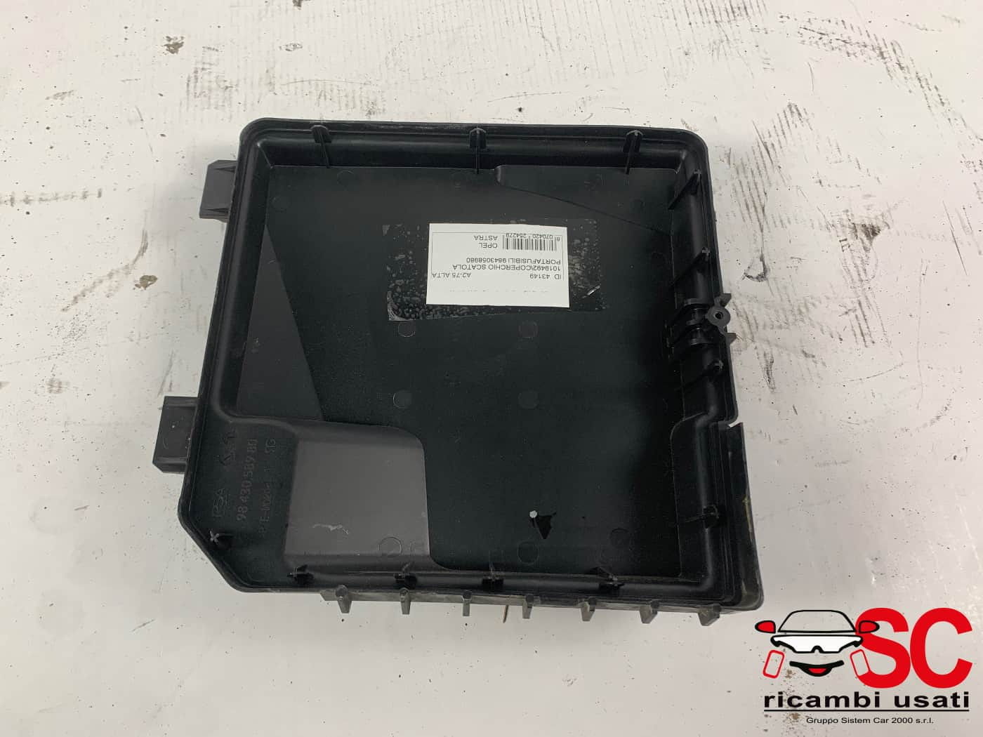 9843058980 SCATOLA PORTA FUSIBILI OPEL Astra L Serie diesel
