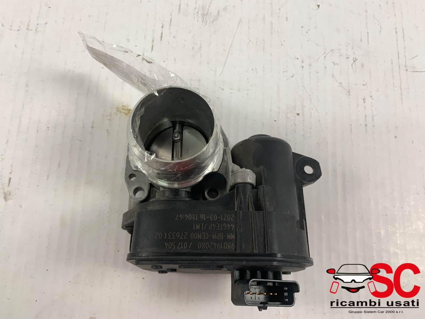 9801942080 CORPO FARFALLATO OPEL Mokka Serie benzina