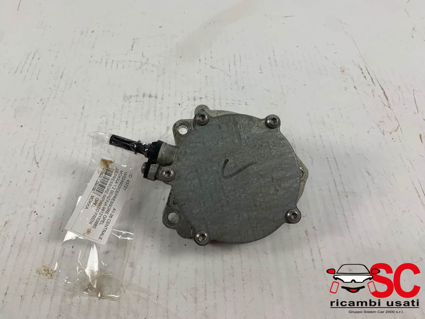 9812133880 DEPRESSORE FRENI POMPA A VUOTO OPEL Mokka Serie benzina