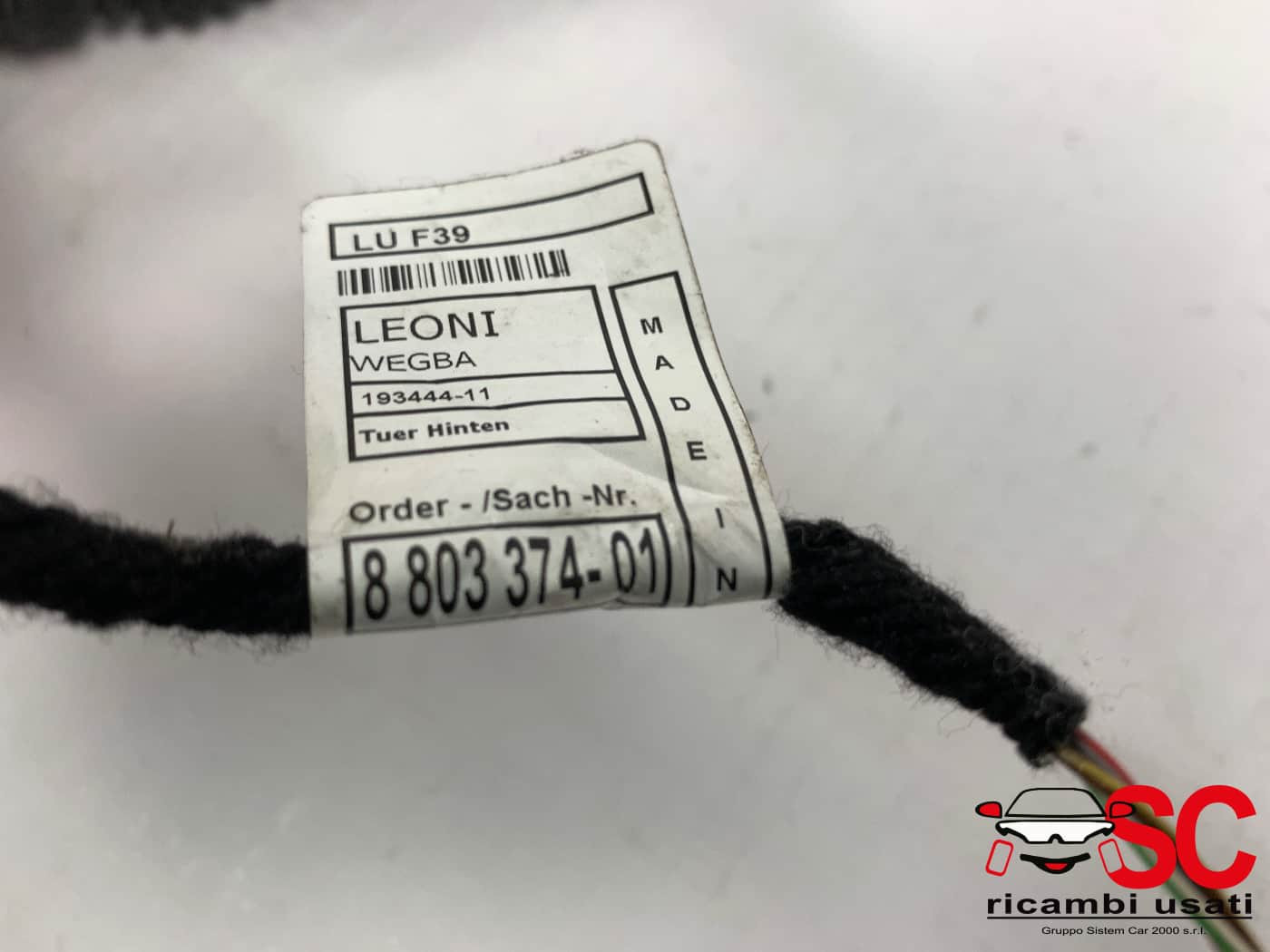 61128803374 CABLAGGIO BMW X2 F39 Diesel