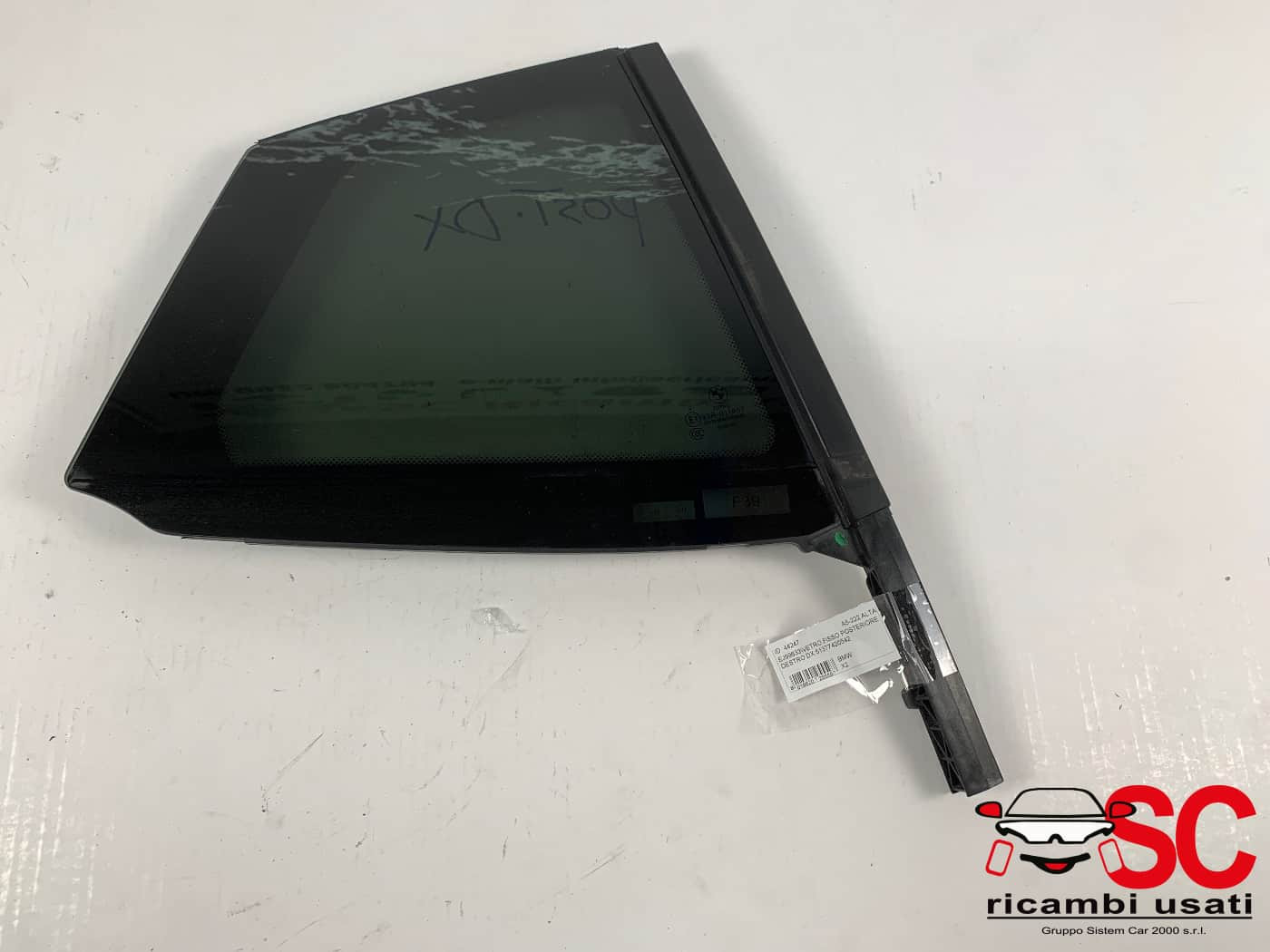 VETRO FISSO POSTERIORE DX BMW X2 F39 51377420542 (18>)