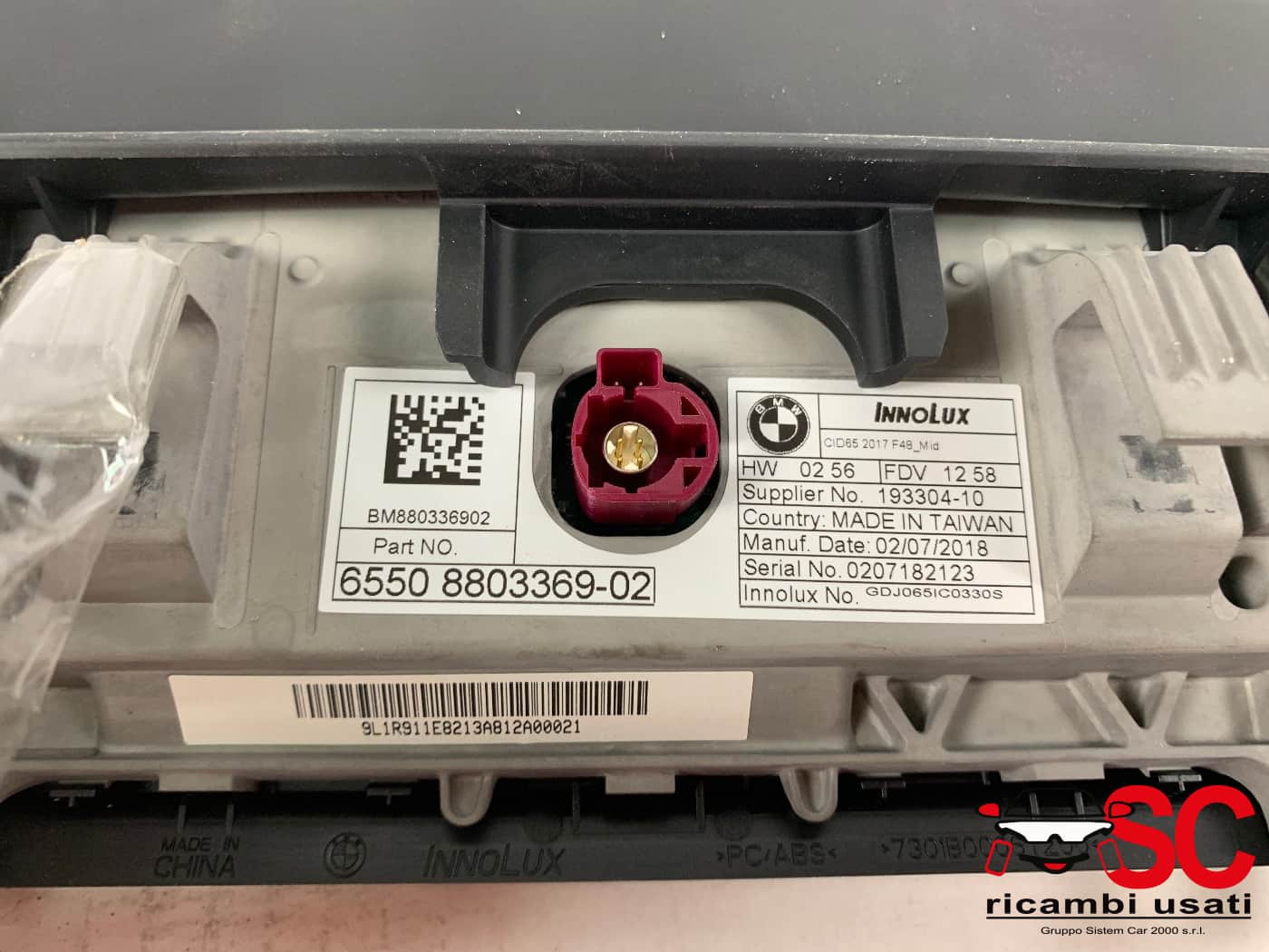 AUTORADIO BMW X2 F39 65508803369 (18>)