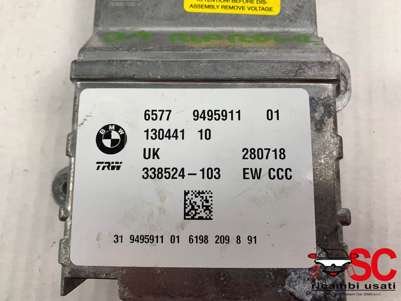 CENTRALINA AIRBAG BMW X2 F39 65779495911 (18>)