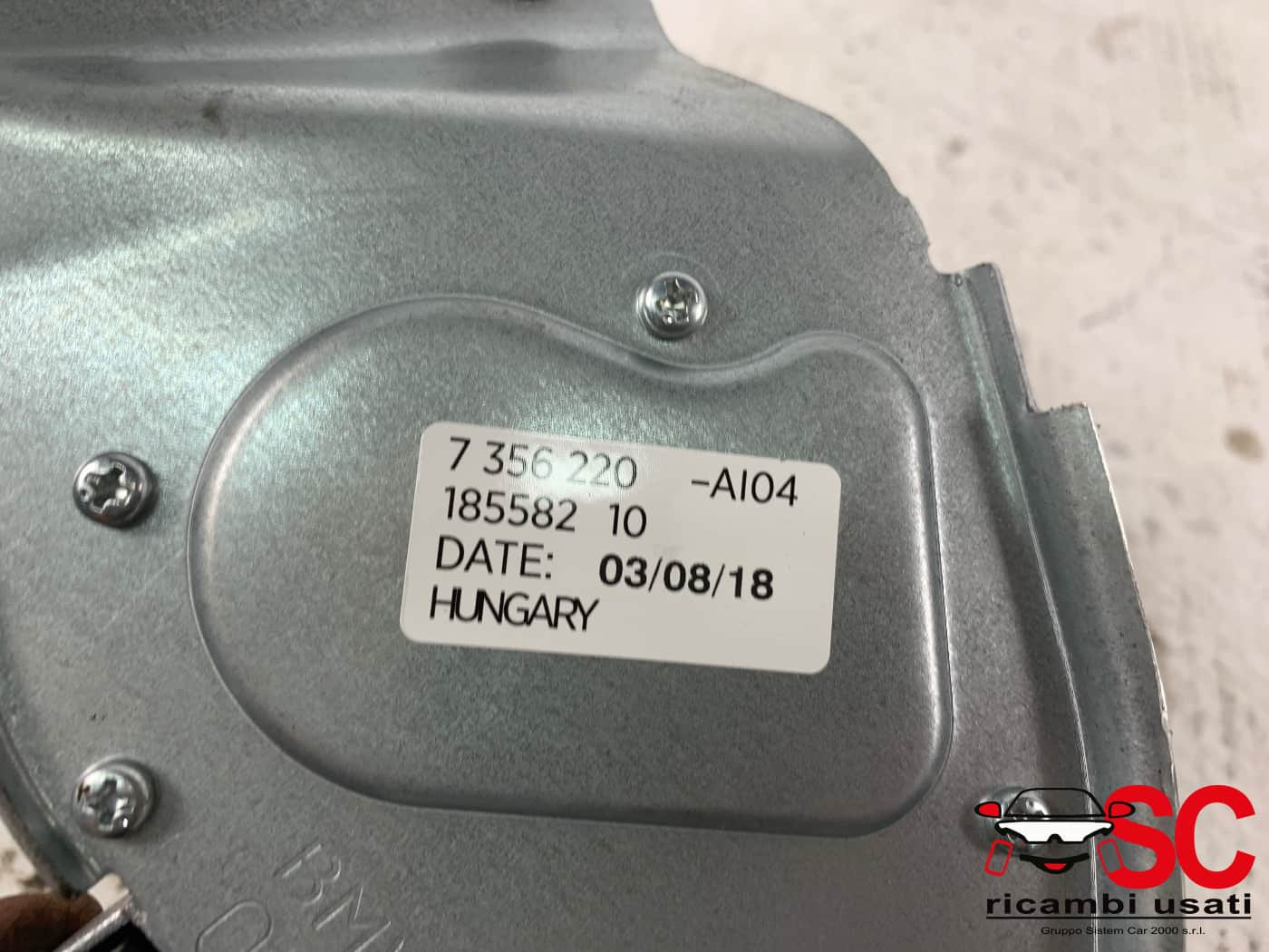 7356220 MOTORINO TERGILUNOTTO POSTERIORE BMW X2 F39 Diesel
