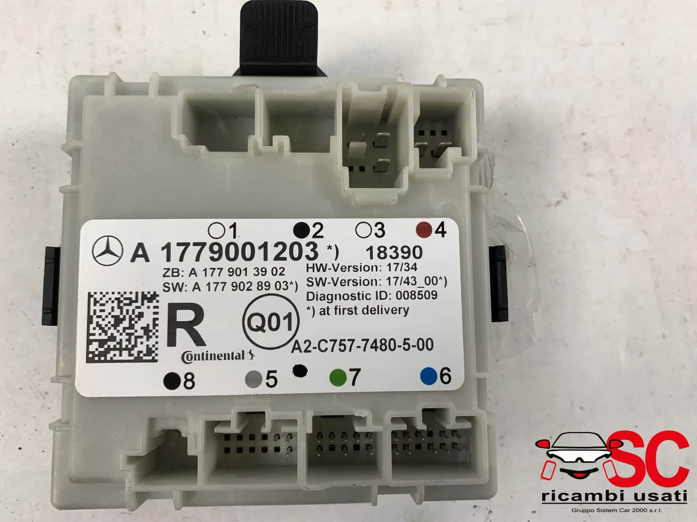 CENTRALINA PORTA POSTERIORE DX MERCEDES Classe A Serie (W177) A1779001203 (18>)