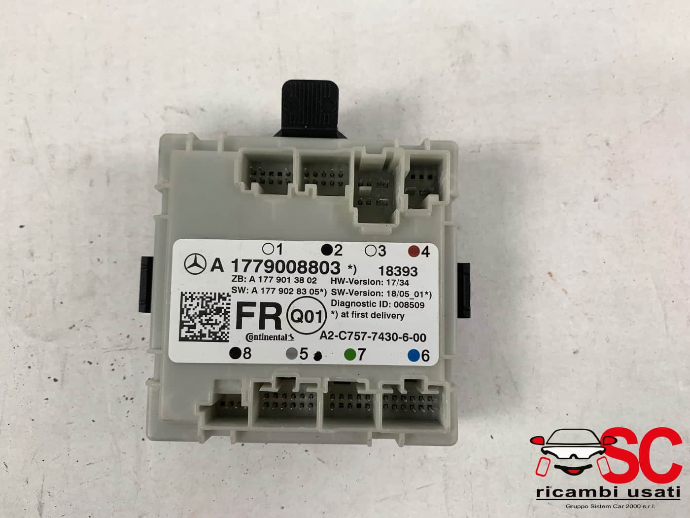 CENTRALINA PORTA DX PASSEGGERO MERCEDES Classe A Serie (W177) A1779008803 (18>)
