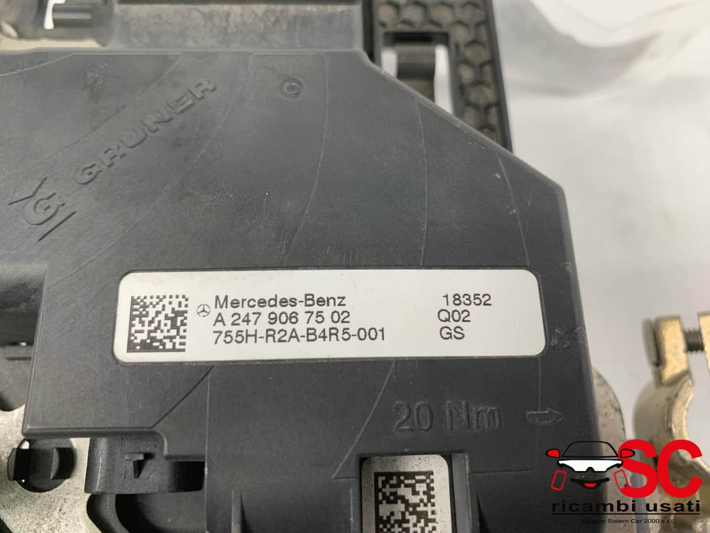 A2479067502 FUSIBILE PIROTECNICO MERCEDES Classe A Serie (W177) diesel
