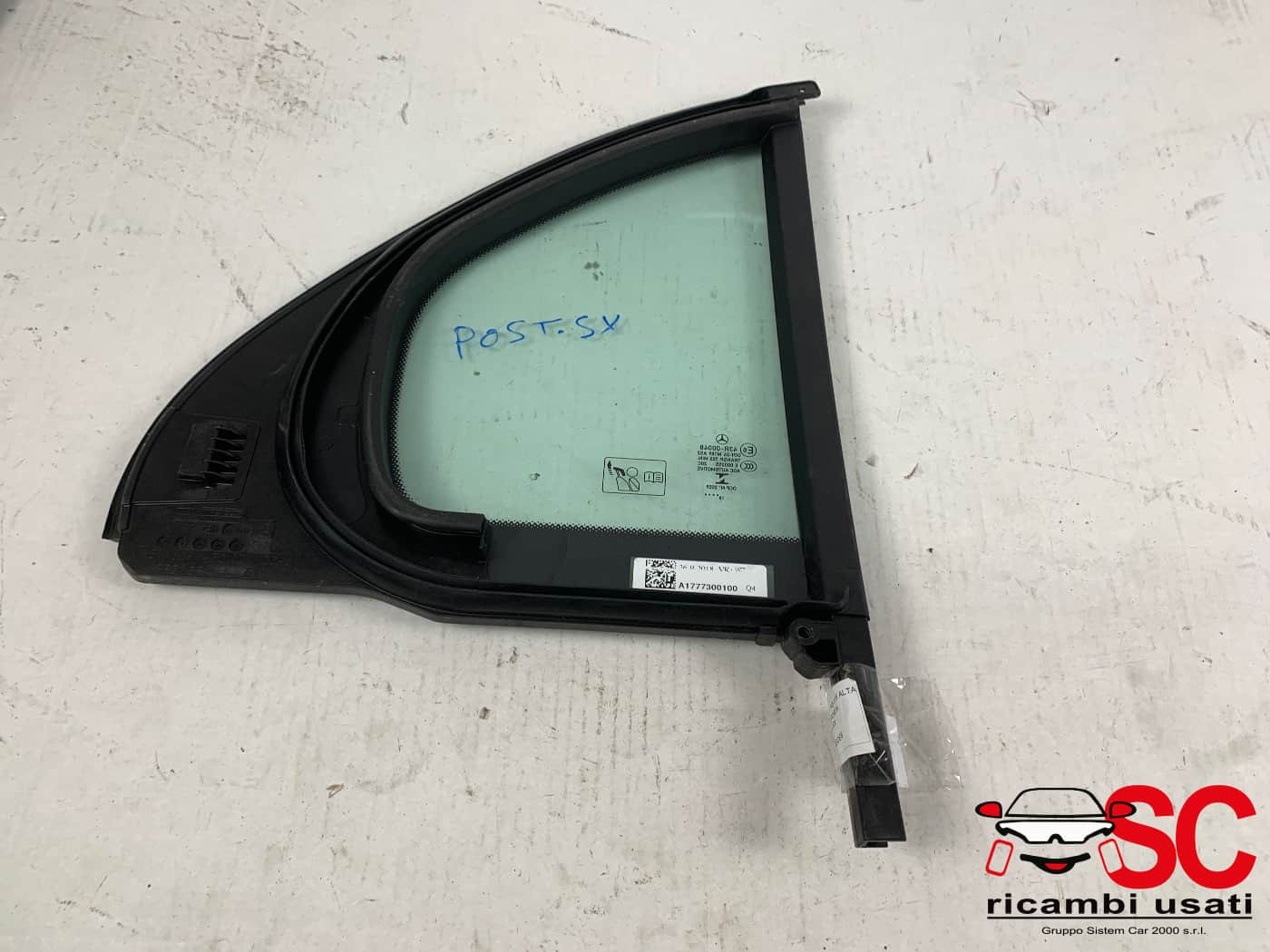 VETRO FISSO POSTERIORE SX MERCEDES Classe A Serie (W177) A1777300100 (18>)