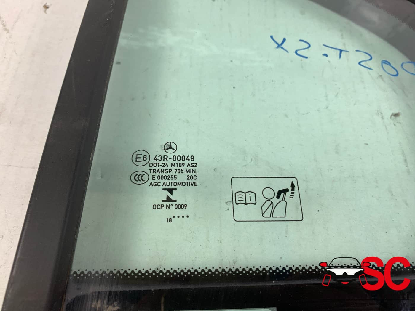 VETRO FISSO POSTERIORE SX MERCEDES Classe A Serie (W177) A1777300100 (18>)