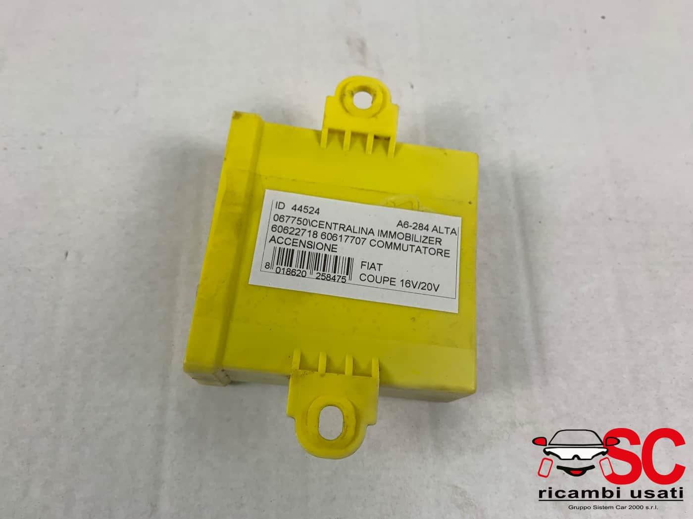 60622718 CENTRALINA IMMOBILIZER FIAT Coupé 2° Serie benzina