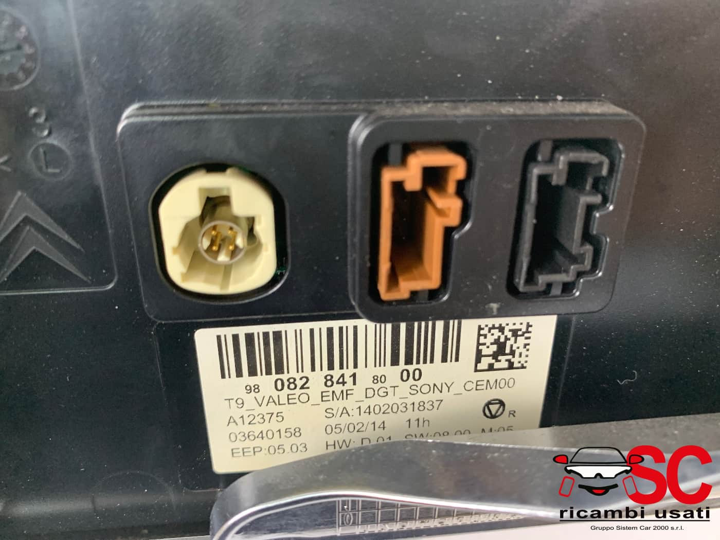 AUTORADIO PEUGEOT 308 2° Serie 9808284180 (13>)