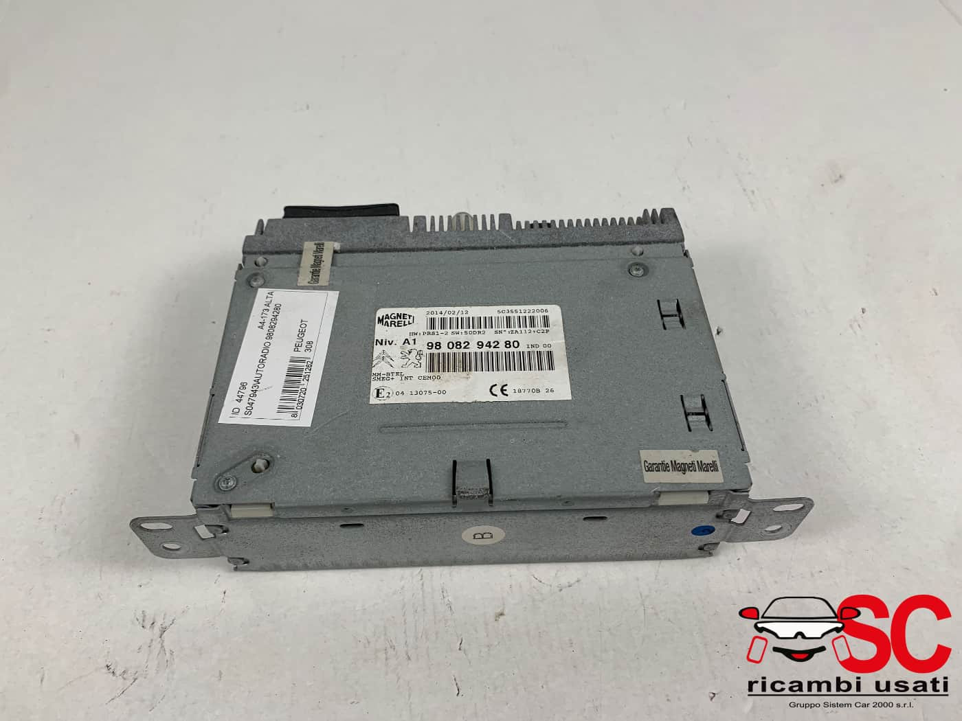 AUTORADIO PEUGEOT 308 2° Serie 9808294280 (13>)