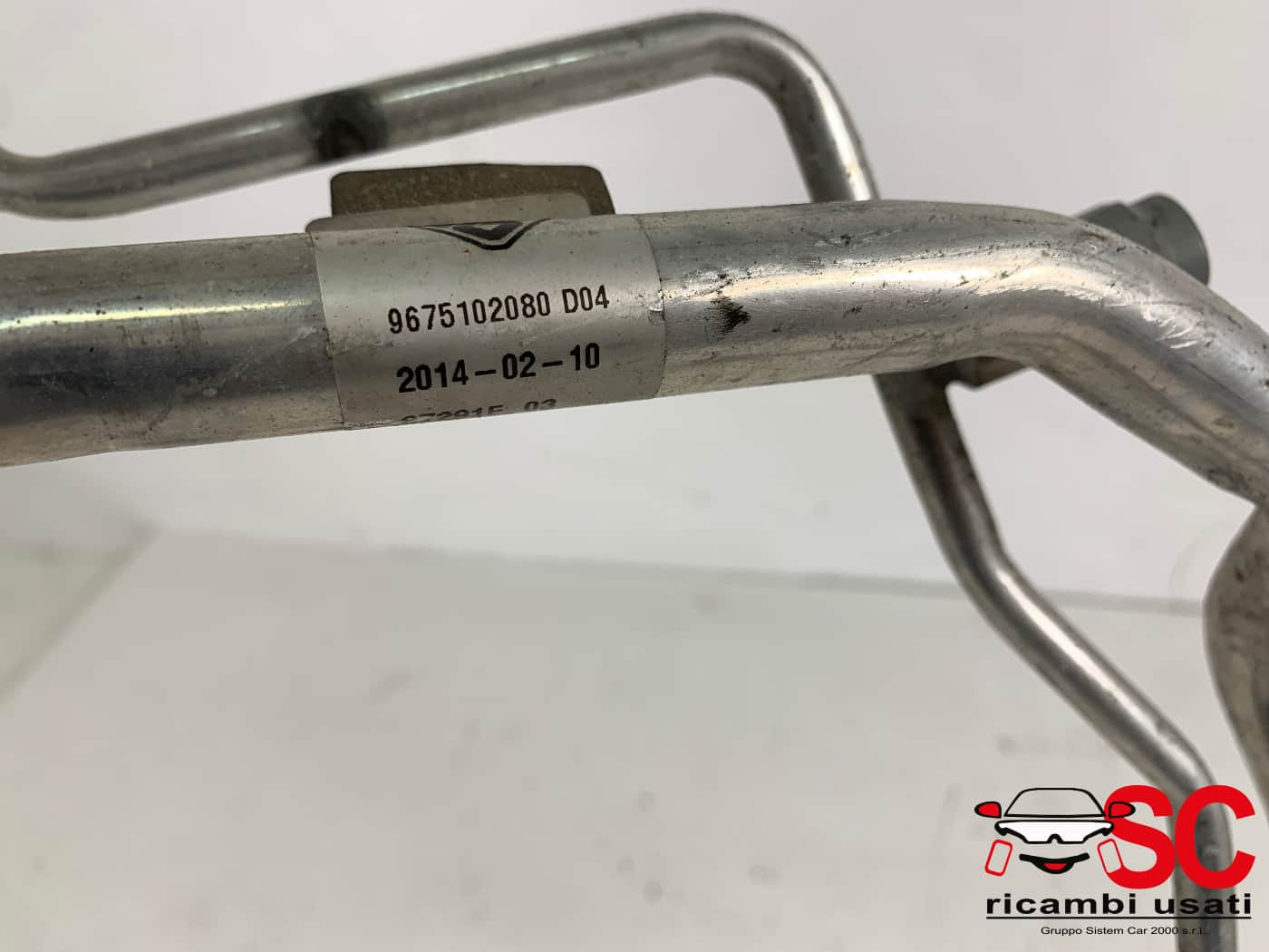 9675102080 TUBO ARIA CONDIZIONATA PEUGEOT 308 2° Serie diesel