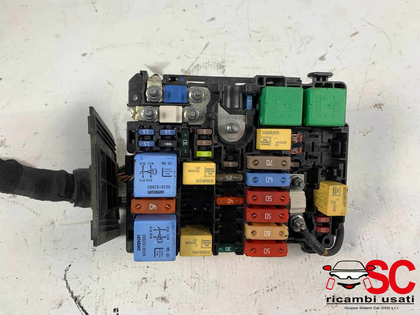 9804848580 CENTRALINA PORTA FUSIBILI PEUGEOT 308 2° Serie diesel