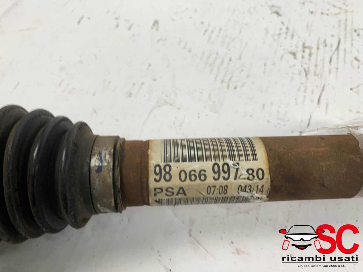 SEMIASSE ANTERIORE DESTRO PEUGEOT 308 2° Serie 9806699780 (13>)