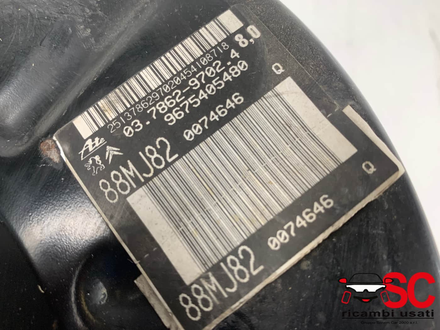 9675405480 SERVOFRENO PEUGEOT 308 2° Serie diesel