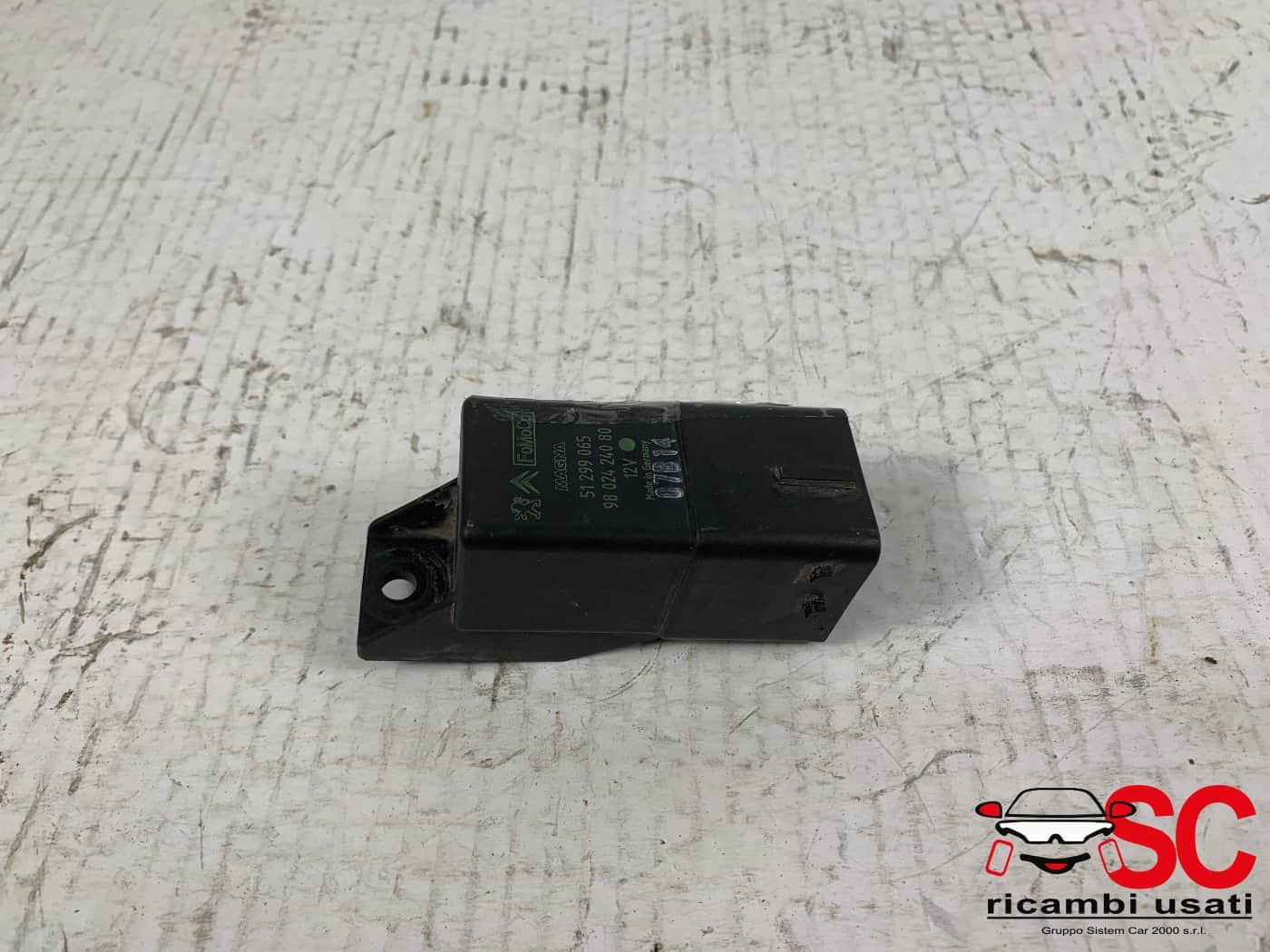 9802424080 CENTRALINA PRERISCALDAMENTO CANDELETTE PEUGEOT 308 2° Serie diesel