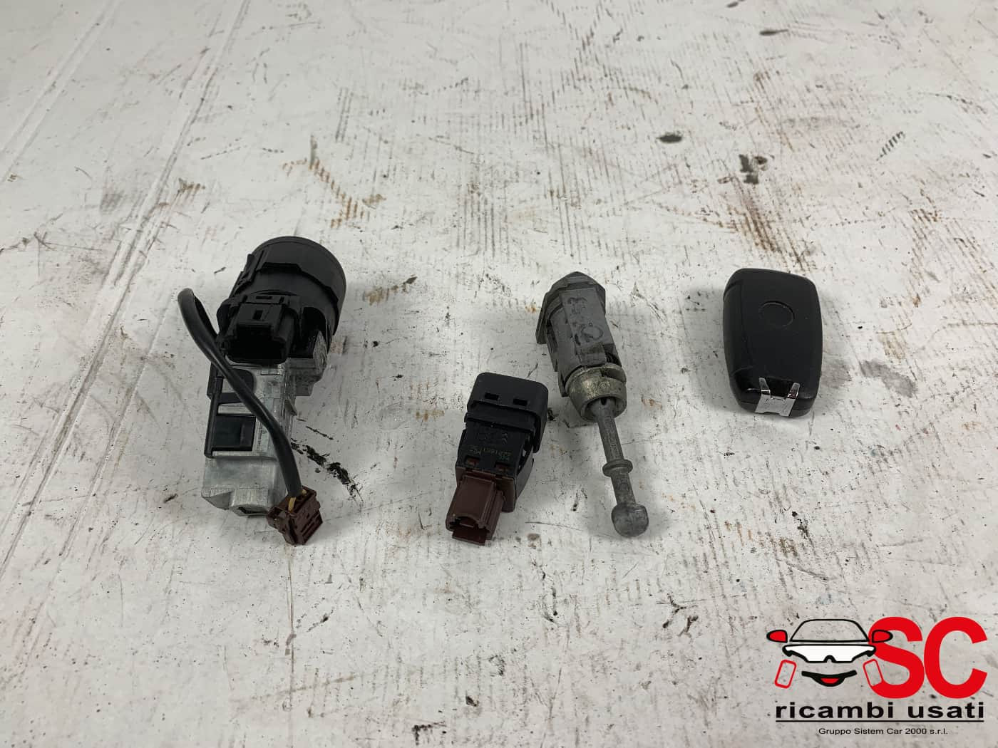 9663123380 BLOCCHETTO ACCENSIONE CON CHIAVE PIU PEUGEOT 308 2° Serie diesel