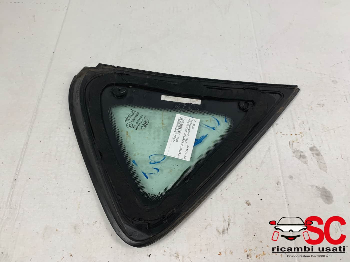 VETRO FISSO POSTERIORE DX FORD Fiesta 6° Serie 8A61A29750A (08>17)