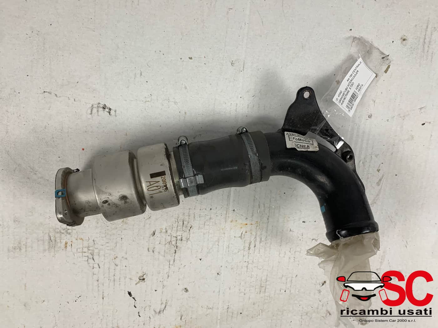 AV616C750AE TUBO INTERCOOLER FORD Fiesta 6° Serie diesel