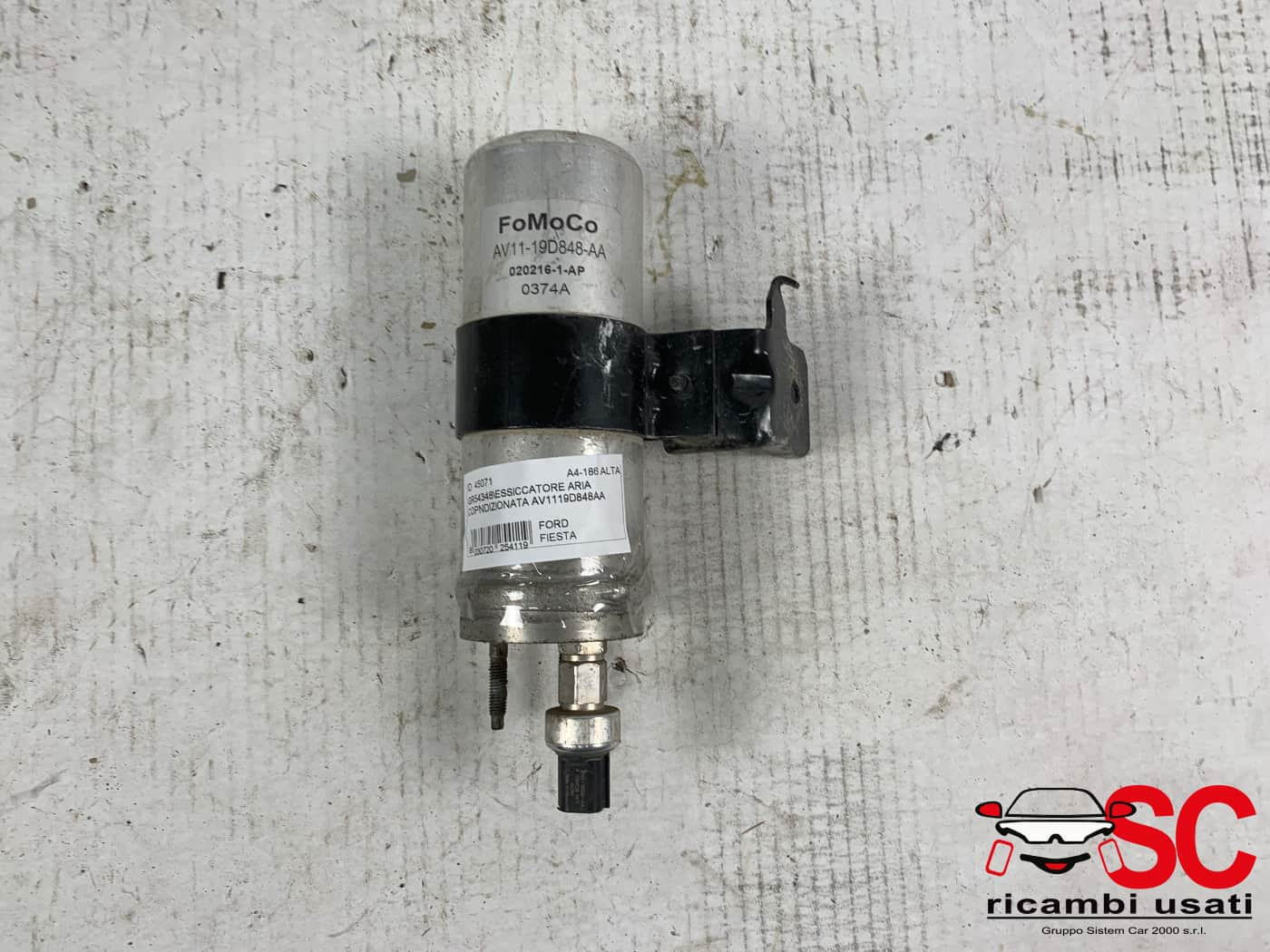 AV1119D848AA ESSICCATORE ARIA CONDIZIONATA FORD Fiesta 6° Serie diesel
