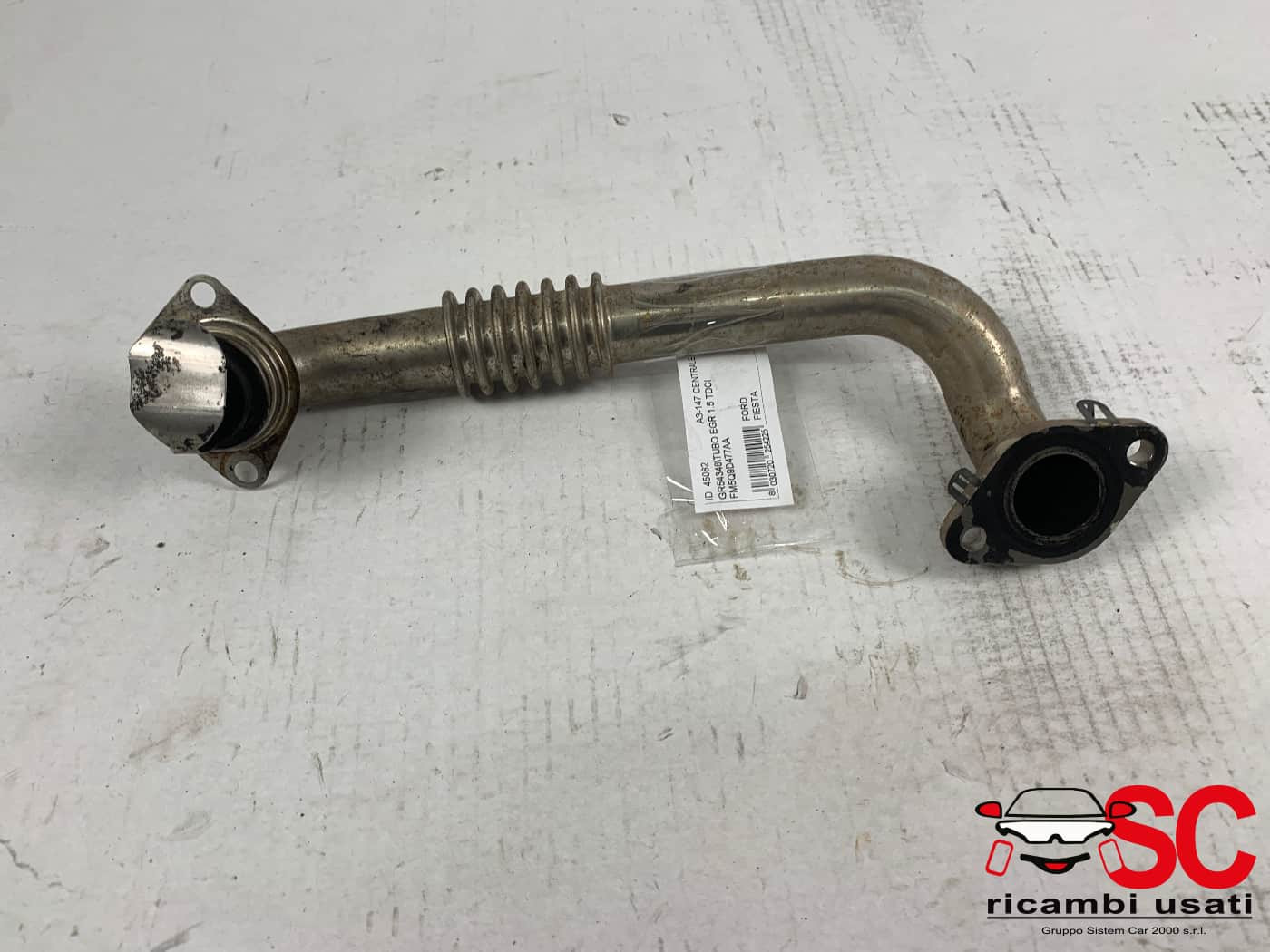 FM5Q9D477AA TUBO VALVOLA EGR FORD Fiesta 6° Serie diesel