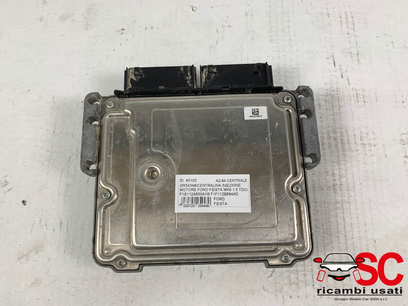 F1B112A650AYB CENTRALINA MOTORE FORD Fiesta 6° Serie Diesel