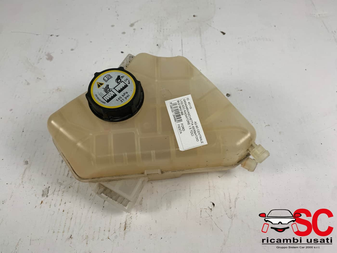 8V218K218B VASCHETTA LIQUIDO RADIATORE FORD Fiesta 6° Serie diesel