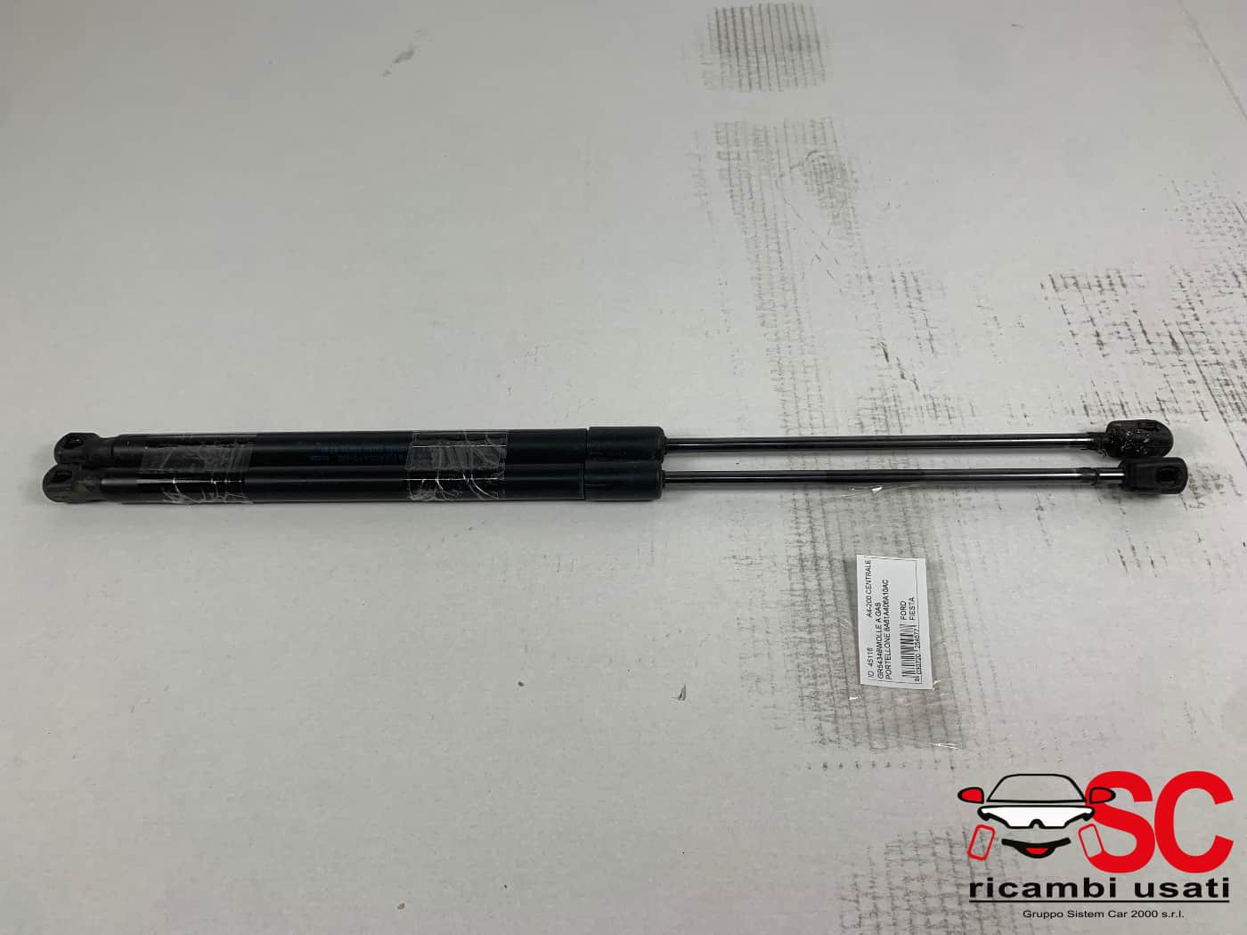 PISTONCINI COFANO POST. FORD Fiesta 6° Serie 8A61A406A10AC (08>17)