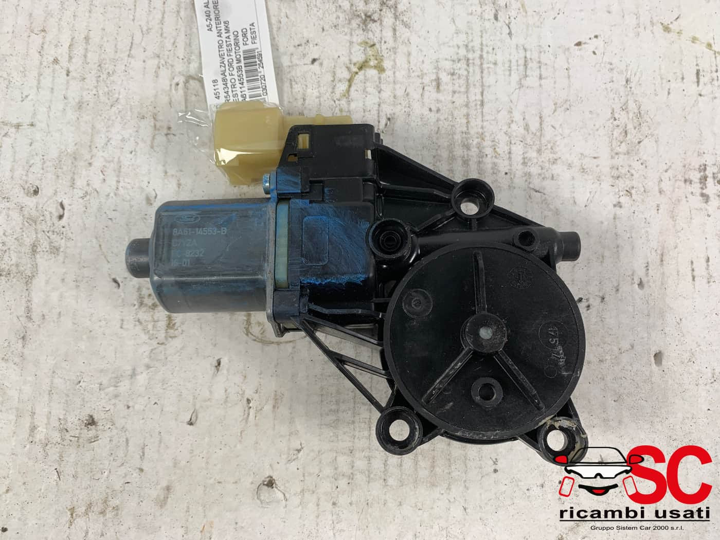 MOTORINO ALZAVETRO ANTERIORE DESTRA FORD Fiesta 6° Serie 8A6114553B (08>17)