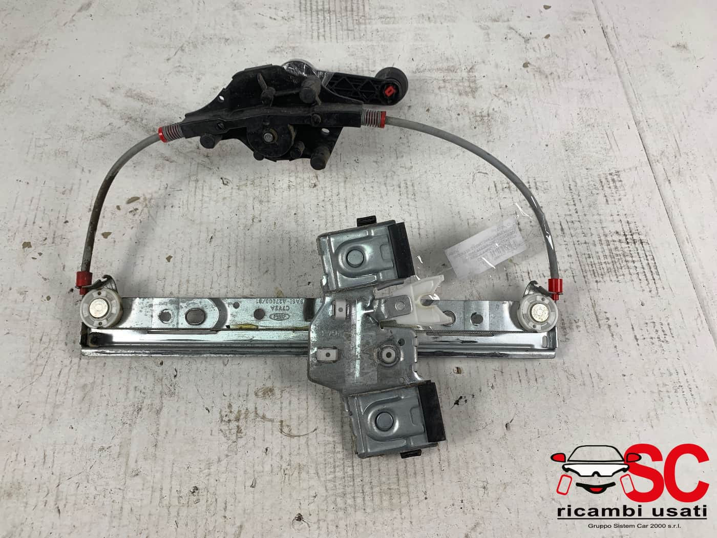 MECCANISMO ALZAVETRO POST. SX FORD Fiesta 6° Serie 8A61A27000 (08>17)