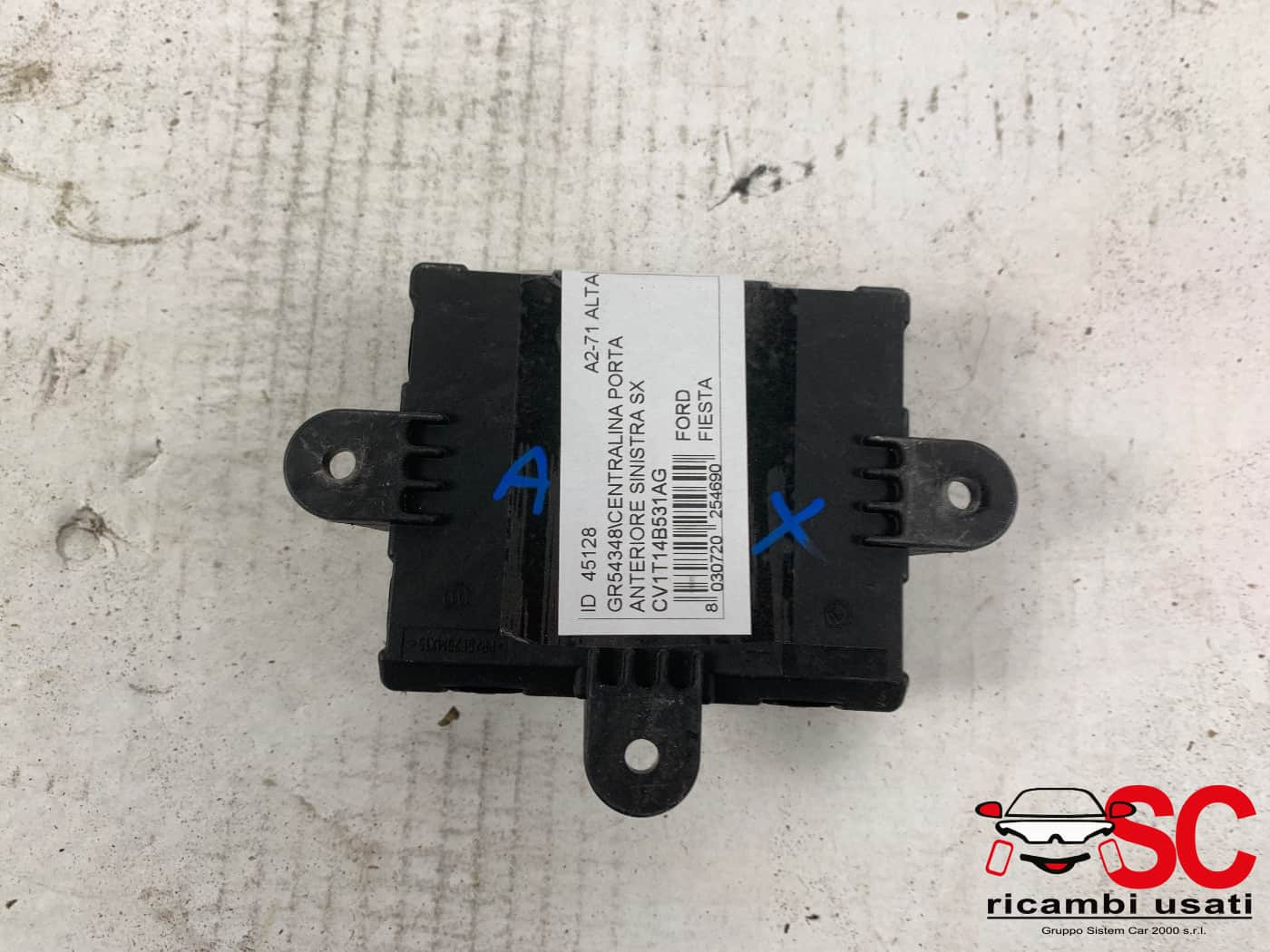 CENTRALINA PORTA SX GUIDA FORD Fiesta 6° Serie CV1T14B531AG (08>17)