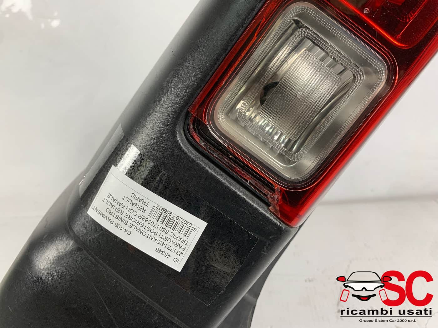 CANTONALE PARAURTI POST. SX RENAULT Trafic Serie 850170388R (14>)