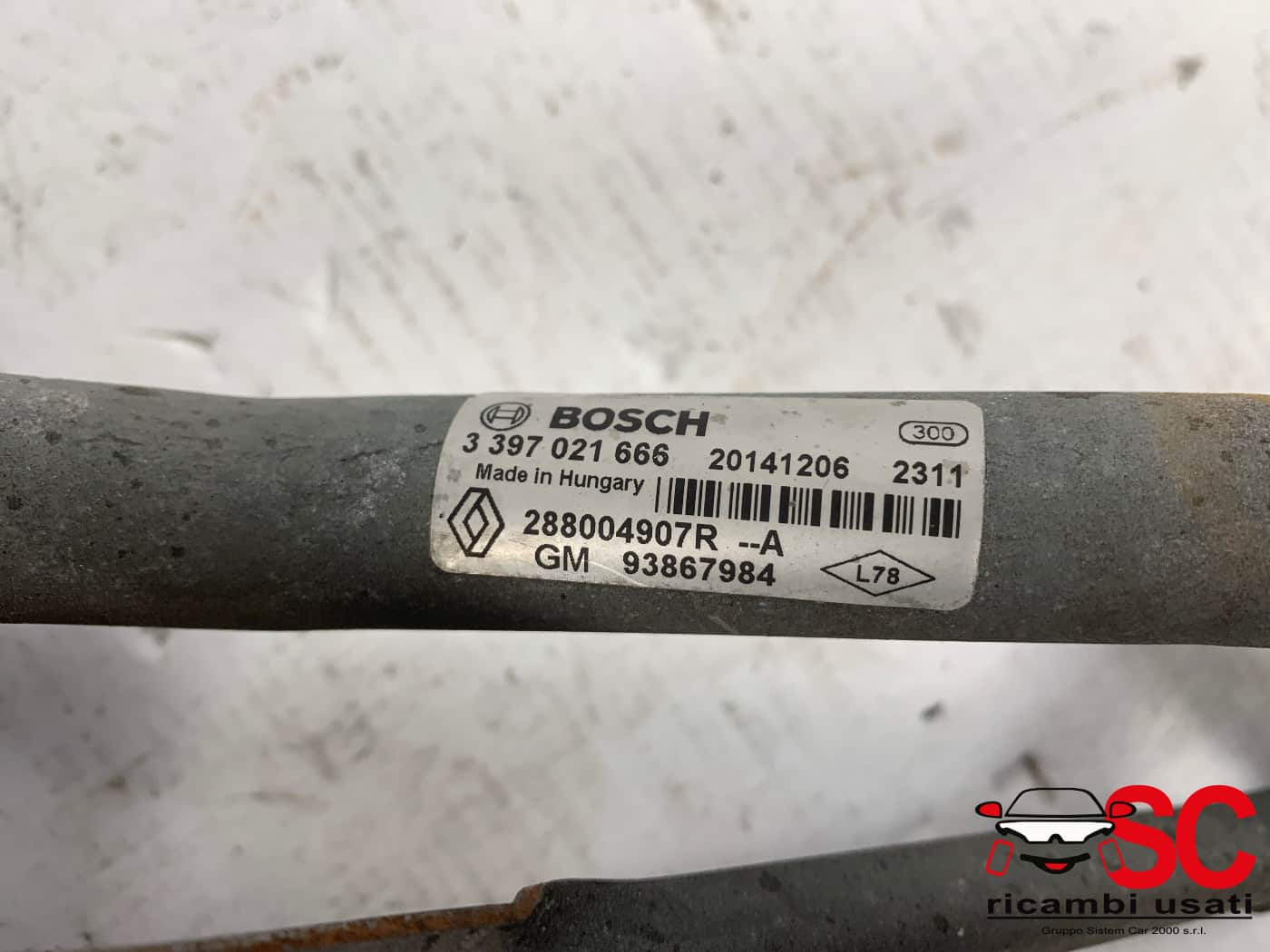 MOTORINO TERGICRISTALLO ANTERIORE RENAULT Trafic Serie 288004907R (14>)