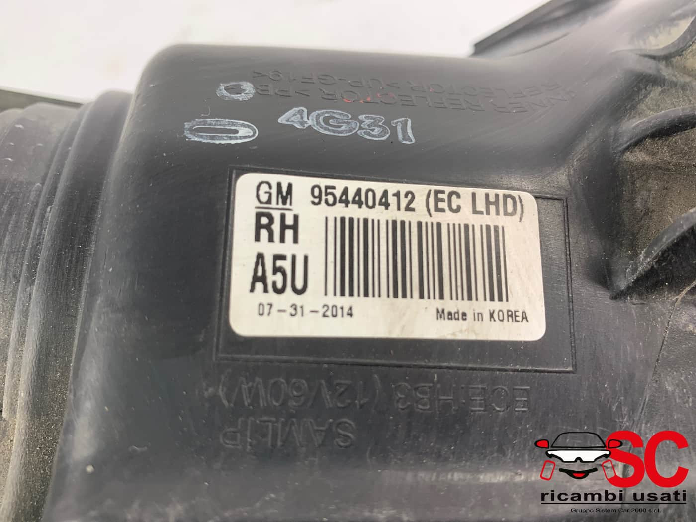 FARO ANTERIORE DESTRO OPEL Mokka 1° Serie 95440412 (12>)