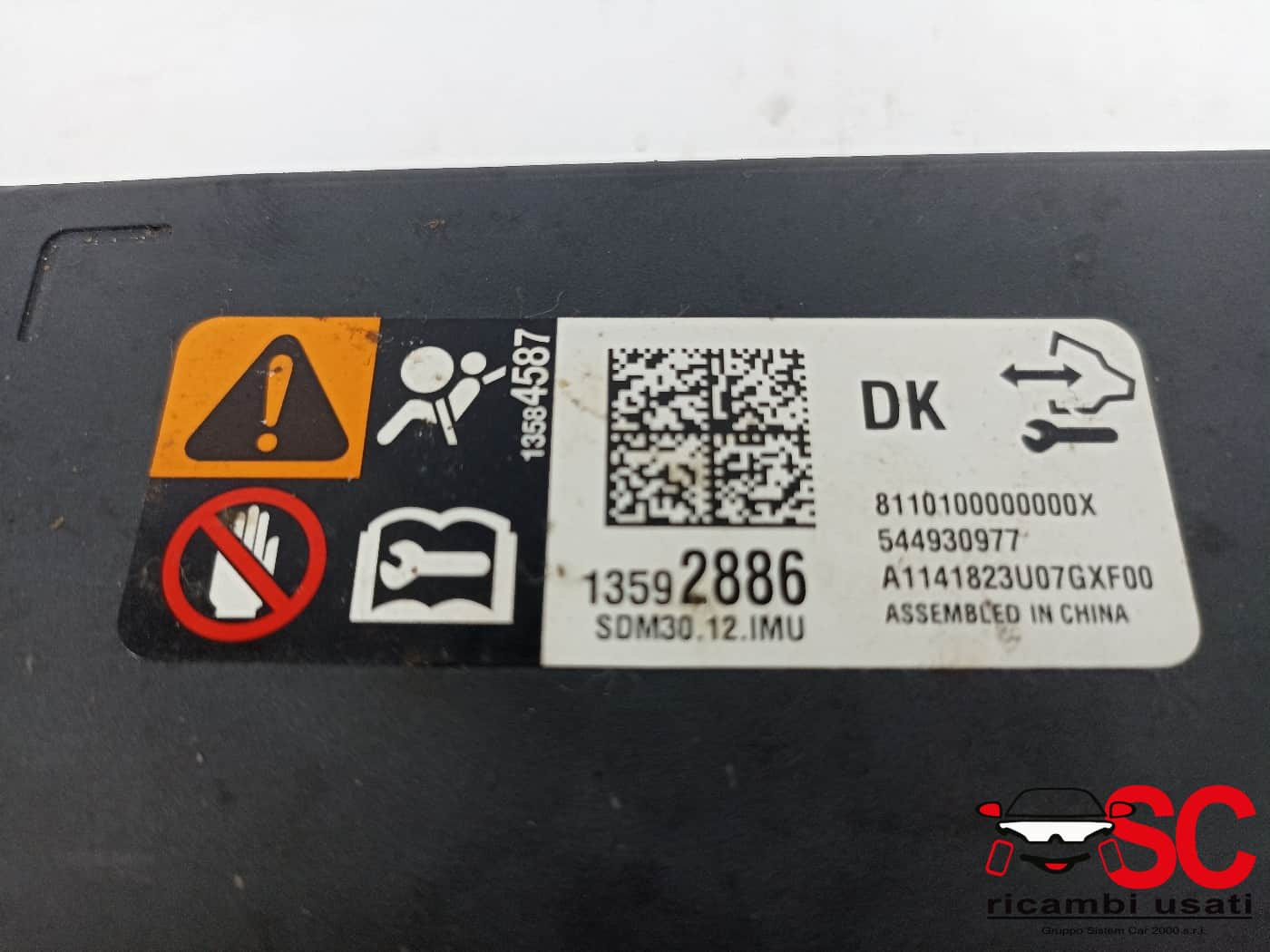 CENTRALINA AIRBAG OPEL Mokka 1° Serie 13592886 (12>)