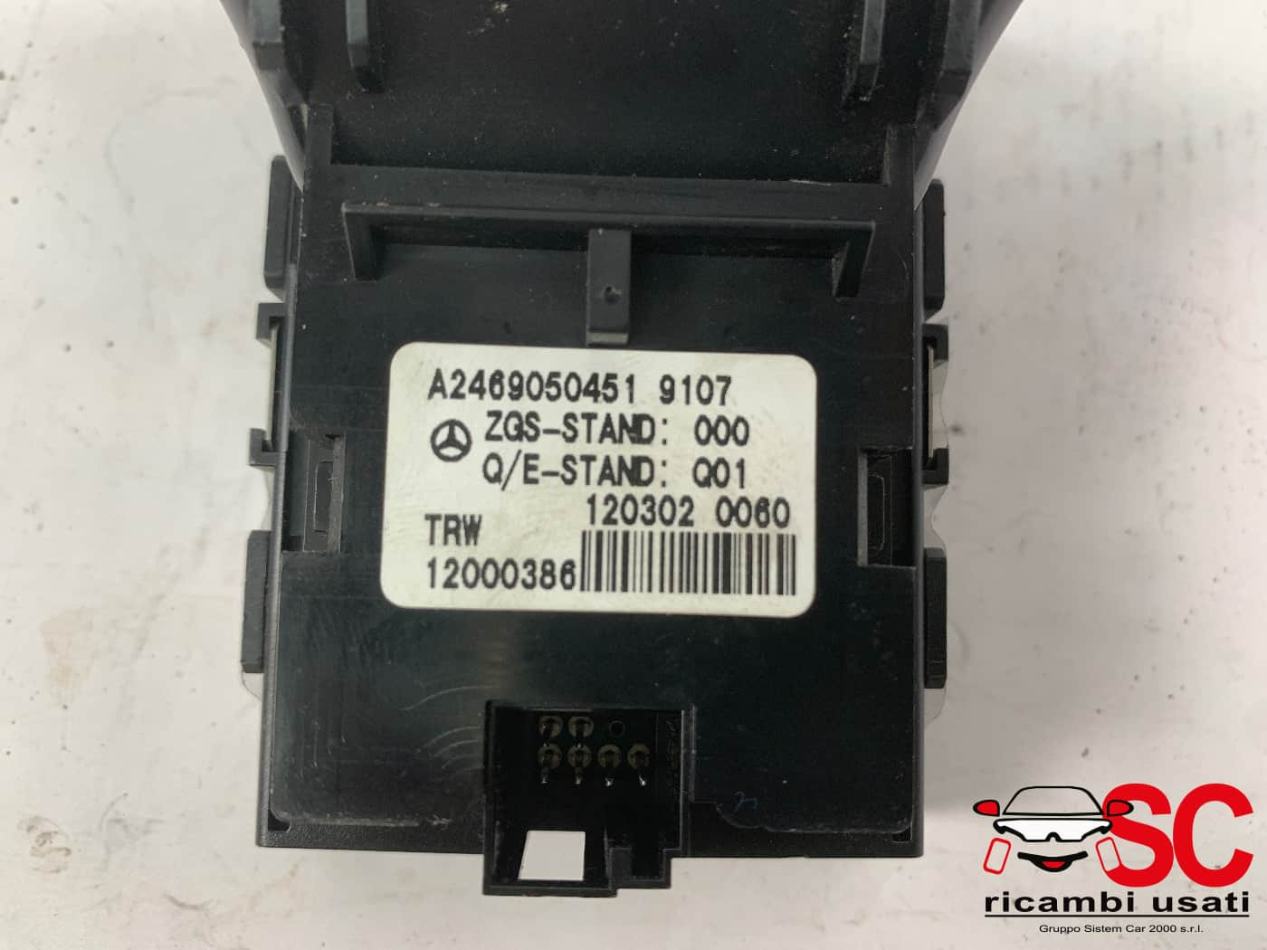 PULSANTE FRENO DI STAZIONAMENTO MERCEDES ML W166 4° Serie A2469050451 (11>)