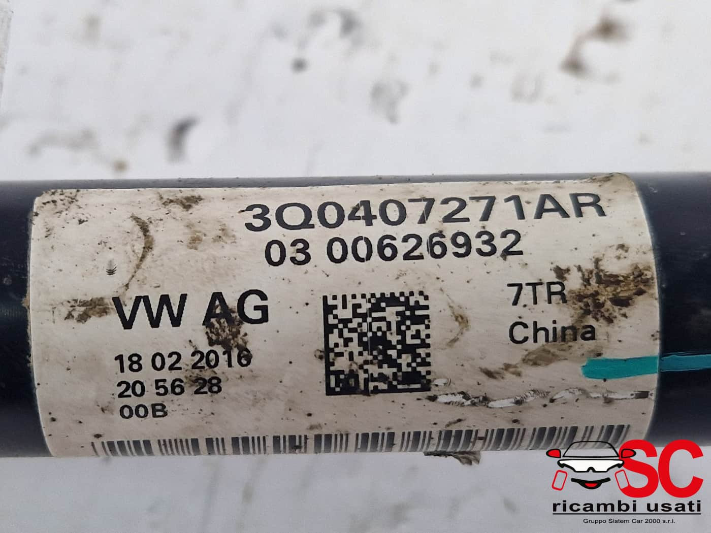 SEMIASSE ANTERIORE SINISTRO SEAT Ateca Serie 3Q0407761DX (16>)