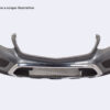 A2538850425 PARAURTI ANTERIORE SEMICOMPLETO MERCEDES GLC Serie (W253) diesel 2000