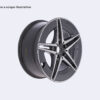 CERCHIO IN LEGA MERCEDES Classe C W206 Serie A2064011800 (21>)
