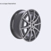 4 CERCHI IN LEGA MERCEDES GLA Serie (H247) A2474011900 (20>)