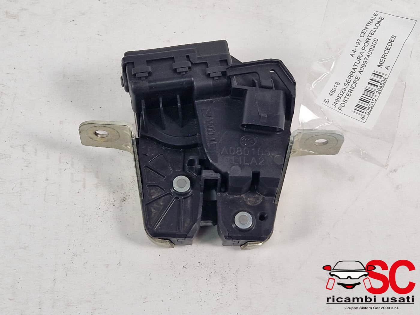 SERRATURA PORTELLONE POSTERIORE MERCEDES Classe A Serie (W176) A0997400200 (12>18)