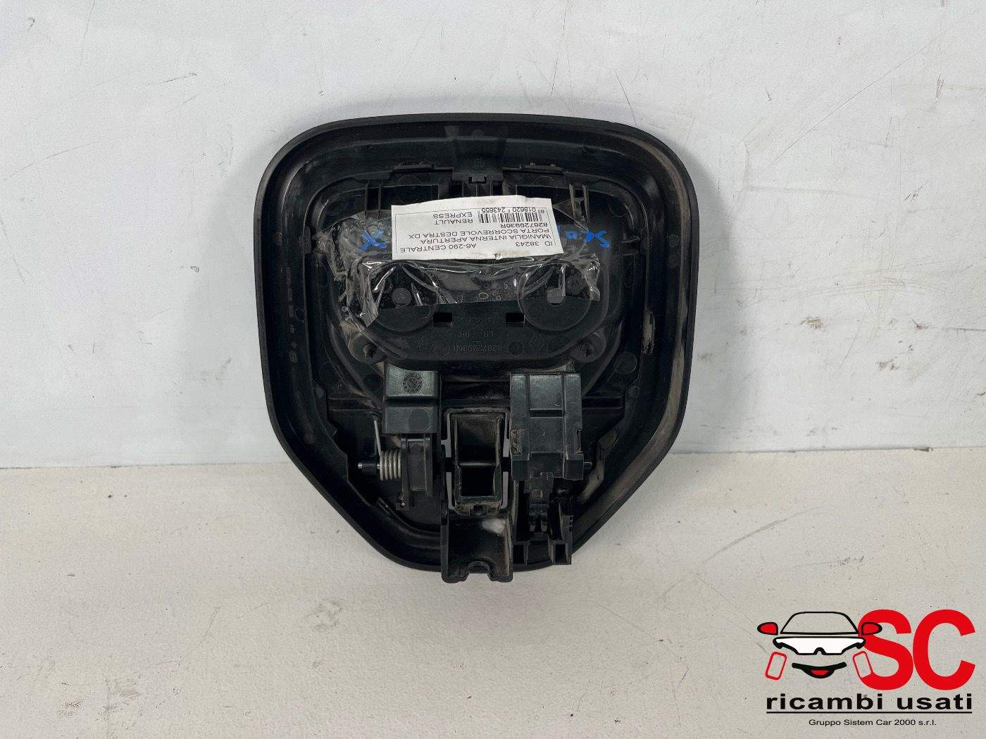 MANIGLIA INTERNA PORTA LATERALE SCORREVOLE RENAULT Express Serie 826729936R (20>)