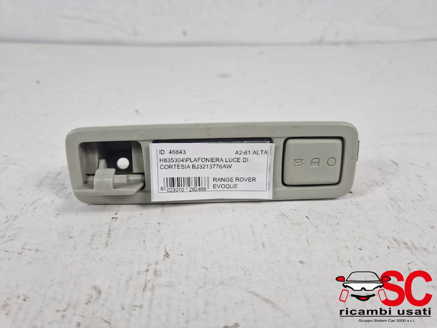 PLAFONIERA LAND ROVER Range Rover Evoque 1° Serie BJ3213776AW (11>)