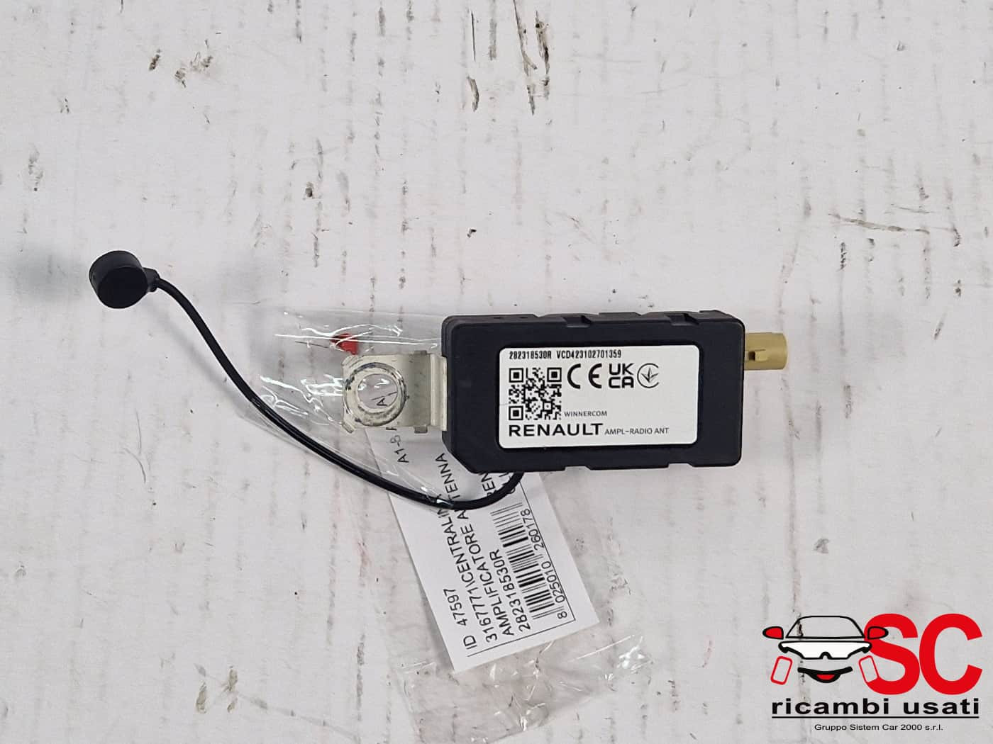 AMPLIFICATORE ANTENNA RENAULT CLIO Serie V 282318530R (19>)