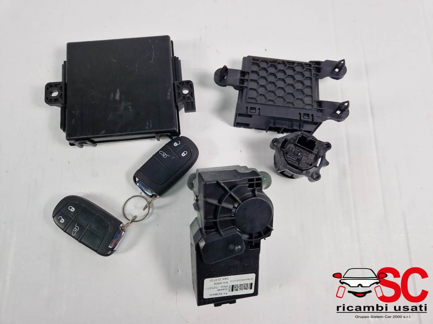 52088433 BLOCCHETTO ACCENSIONE CON CHIAVE PIU JEEP Compass Serie diesel