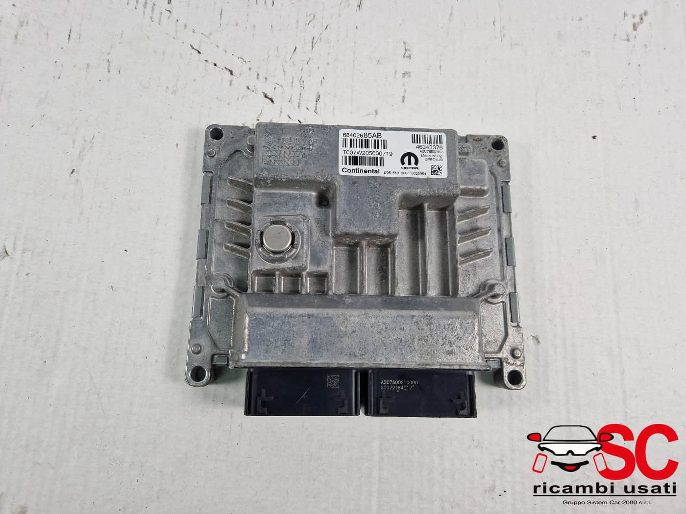46343376 CENTRALINA MOTORE JEEP Compass Serie Diesel